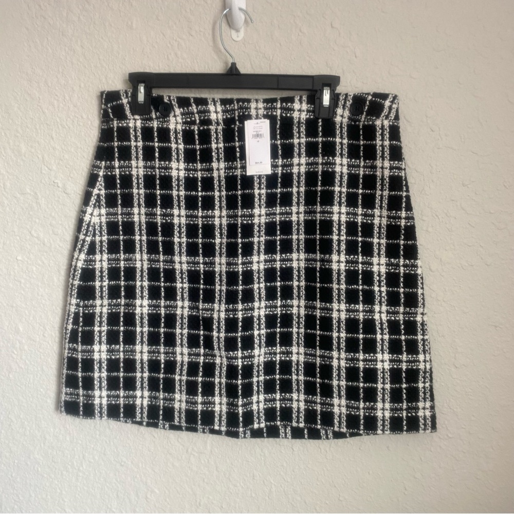 NWT Banana Republic Plaid Woven Mini Skirt